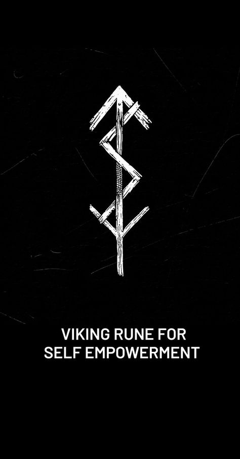 Empower yourself! -  #Empower Check more at https://ifoundaideas.com/tattoo/empower-yourself/ Viking Tattoo Ideas For Men, Runic Tattoo, Viking Symbols And Meanings, Bind Runes, Viking Tattoos For Men, Meaningful Symbol Tattoos, Runes Meaning, Nordic Symbols, Viking Tattoo Symbol