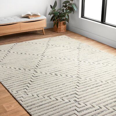 Alexander Home, Geometric Pattern Rug, Bedroom Area Rug, Rug Direct, Ivory Area Rug, Geometric Area Rug, Ivory Rug, Modern Area Rugs, Geometric Rug