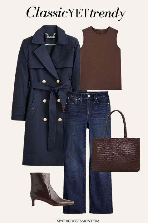 Sightseeing Outfit Fall, Fall Outfit Collage, Spring 2025 Fashion Trends, Deep Winter Outfits, Fall Shopping Outfit, Trendy Work Outfits, Casual Feminine Outfits, Classic Chic Outfits, Aesthetic Jacket