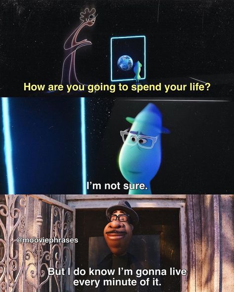 #filmquotes #movielines #tvseriesquotes #tvquoutes #movie #tvseries #movietime Pixar Movies Quotes, Pixar Quotes, Soul Movie, Low Expectations, Cute Disney Quotes, Business Woman Quotes, Magic Quotes, Movies Quotes Scene, Disney Movie Quotes