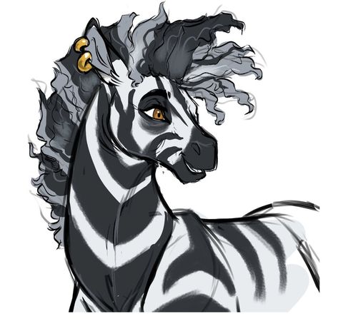 Anthro Horse Art, Horse Character Art, Zebra Character Design, Mlp Zebra Oc, Zebra Drawing Sketches, Animal Oc Art, Horse Anthro, Horse Oc Art, Horse Fursona