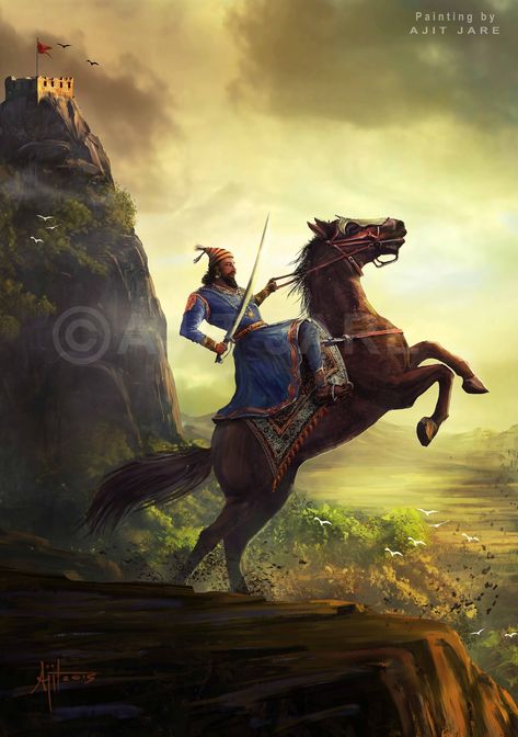 Maharana Pratap Art, Shivaji Maharaj Painting, Mercedes Auto, Mahadev Hd Wallpaper, Shivaji Maharaj Hd Wallpaper, Indian Legends, Great Warriors, Warrior Pose, Warriors Wallpaper