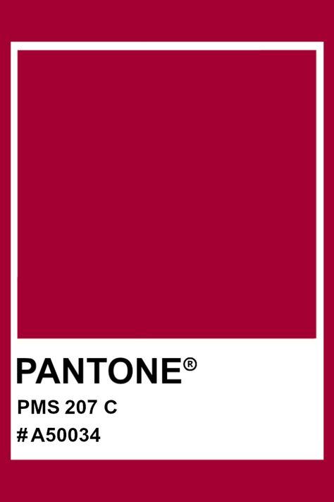 PANTONE 207 C #pantone #color #PMS #hex Pantone Red Shades, Pantone Strawberry, Pink Pantone, Pantone Red, Pantone Matching System, Bright Palette, Pantone Color Chart, Color Knowledge, Pantone Colour Palettes