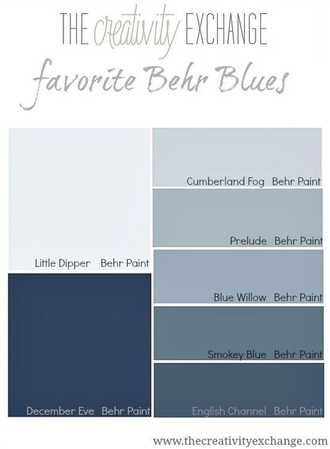 Behr Blue Gray Paint Colors, Behr Blue Paint, Paint Colors Blue, Behr Blue, Kitchen Layout Ideas With Island, Kitchen Islands Ideas With Seating, Best Blue Paint Colors, Gray Paint Colors, Blue Gray Paint Colors