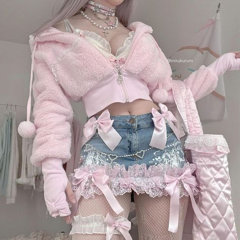 Cute Pink Outfits, Kawaii Outfit Ideas, Kawaii Fashion Outfits, Fashion Mistakes, Pink Outfits, Really Cute Outfits, Kawaii Clothes, Harajuku Fashion, Pink Outfit