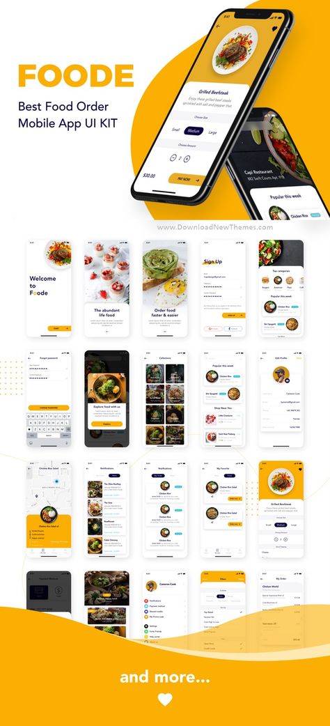 Food Application Design, Simple Mobile App Design, Restaurant App Ui Design, Food Ordering App Ui Design, Food Delivery App Ui Design, Menu App Design, Food Ui Design, Food App Ui Design, Ui Mobile Design