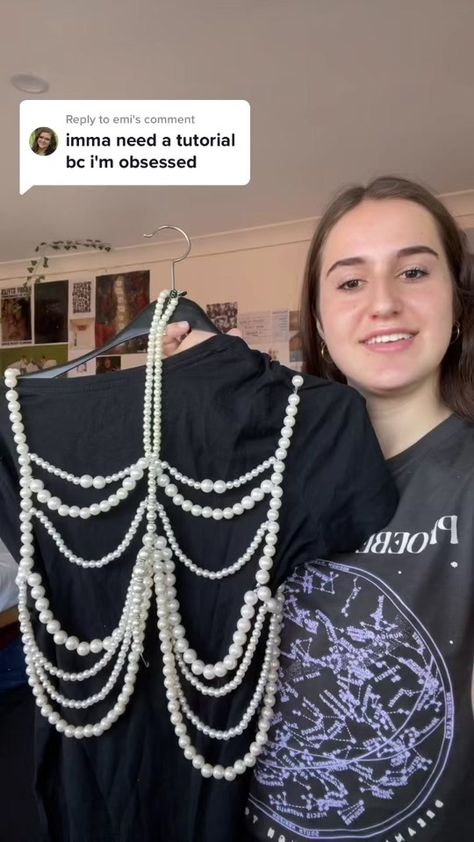 Replying to @emi tutorial on how to make the skeleton rib cage pearl t... | TikTok Rib Cage Corset, How To Make A Corset, Skeleton Rib Cage, Vampire Ball, Pearl Top, The Skeleton, Rib Cage, Wearable Art, Skeleton