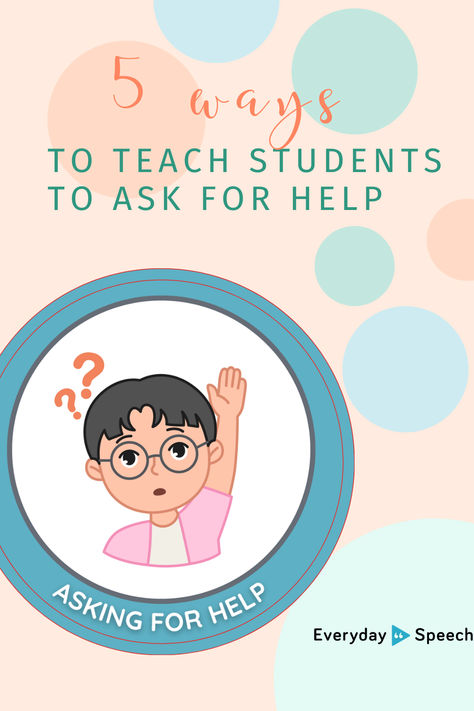 Check out our top 5 no-prep activities to teach preschool students to ask for help. Teach this & more social skills from Everyday Speech! Asking For Help Activities For Kids, Everyday Speech, Social Skills Videos, Teach Preschool, Prep Activities, Asking For Help, Preschool Lessons, Teaching Preschool, Video Lessons