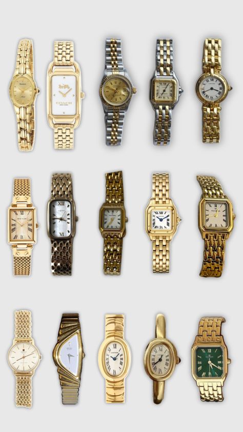 luxury, watches, gold, woman Cutout Outfit, Capsule Wardrobe Jewelry, Elegant Watches Women, Xoxo Jewelry, Vintage Gold Watch, Dope Jewelry Accessories, Jewelry Product Shots, Classy Watch, Gold Watches