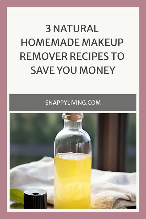 Home Made Make Up Remover, Diy Makeup Remover Recipe, How To Make Your Own Makeup, Jojoba Oil Makeup Remover, Diy Makeup Foundation, Makeup Remover Recipe, Homemade Makeup Remover, Oil Based Makeup Remover, Makeup Remover Pad