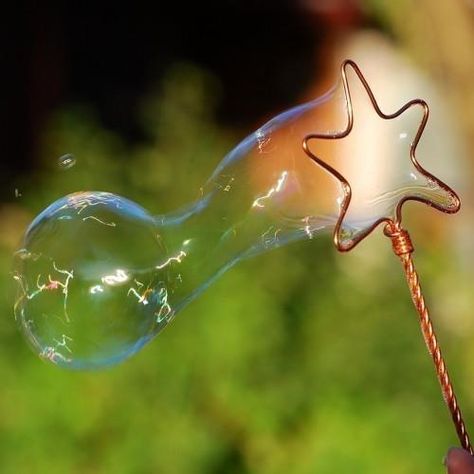 star shaped bubble blower Bubble Wand, Fairies Photos, Just Magic, Whimsical Accessories, Celestial Wedding, Summer Crafts For Kids, Bubble Wands, Blowing Bubbles, Soap Bubbles