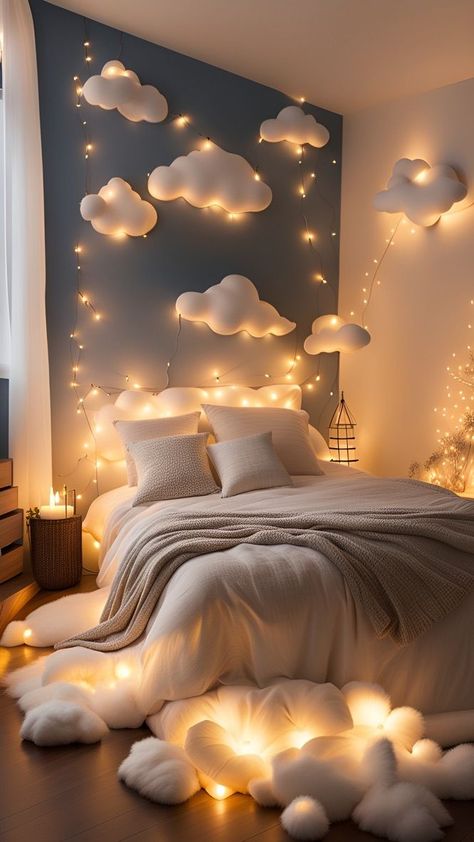 Interior Design Per La Casa, Dekorasi Kamar Tidur, Bedroom Decor Cozy, Cute Bedroom Decor, Cozy Room Decor, Design Del Prodotto, Dream Room Inspiration, Room Makeover Bedroom, Room Makeover Inspiration