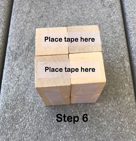 Endless Cube Diy, Infinity Cube Diy Wood, Wooden Block Crafts Diy, Wood Craft Cubes Ideas, Photo Cubes Diy Wooden Blocks, Diy Infinity Cube, Fidget Cube Diy, Wood Cube Crafts, Wood Cube Art