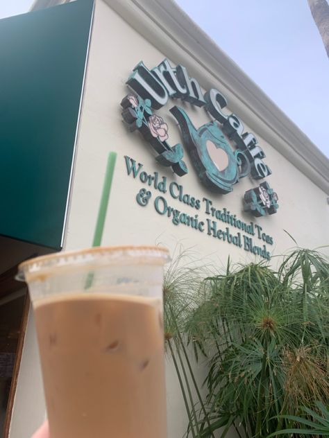 Urth Cafe, LA, los angeles, Melrose, coffee, iced coffee, cafe, aesthetic, coffee photo, coffee pic, green aesthetic, vibes, essentiald, california Urth Cafe Aesthetic, Melrose Los Angeles, Coffee Cafe Aesthetic, Coffee Pic, Los Angeles Coffee, Urth Caffe, Coffee Photo, Photo Coffee, Cafe Aesthetic