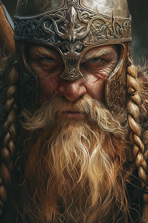 Exciting visual showcase curated by ThetaCursed, License: CC BY-NC 4.0 Viking Warrior Art Men, Viking Warrior Tattoos, Painting Of A Man, Art Viking, Viking Character, Vikings Tattoo, Warriors Illustration, Drawing Superheroes, Long Beard