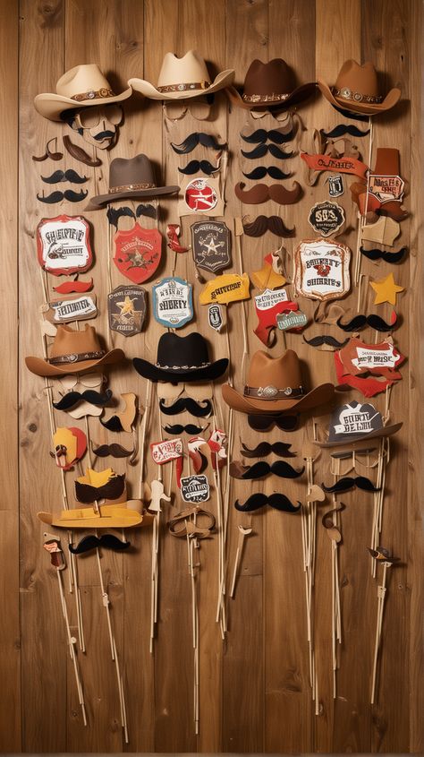 Country Western Party Ideas, Nashville Themed Party Decor, Cowgirl Party Decorations Western Decor, Country Party Decorations Western Theme, Nashville Party Decor, Western Dance Decorations, Western Event Decor, Wild West Party Ideas, Western Birthday Party Decorations