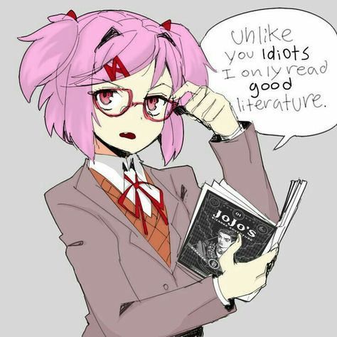 Doki Doki Literature Club, Doki Doki, Literature Club, Literature, Memes, Anime, Pink, Pins