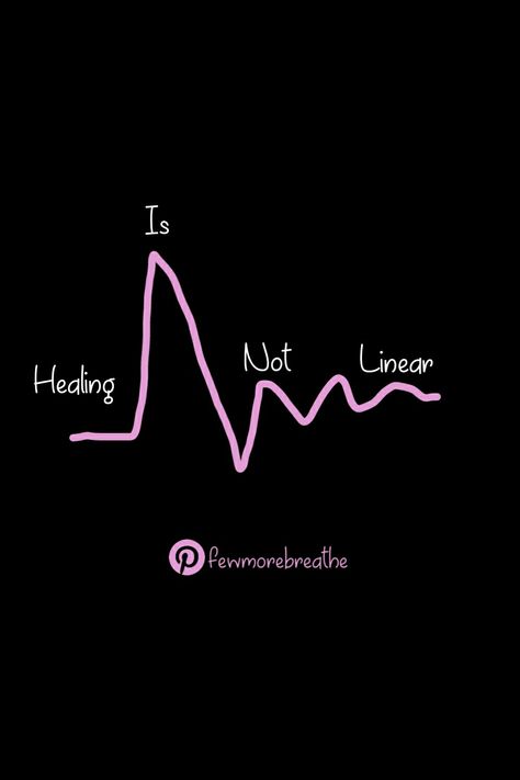 Healing Isn’t Linear Tattoo, Healing Isn't Linear, Healing Is Not Linear, Wise Words, Healing, Writing, Tattoos, Quotes, Quick Saves