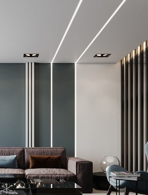 Led Strip Ceiling Lights Living Room, Led Strip Lighting Ideas Living Rooms, Strip Lights Living Room, Strip Lighting Ceiling, Led Strip Lighting Ideas, Led Light Living Room, Soft Lamp, Garage Playroom, Silicone Light