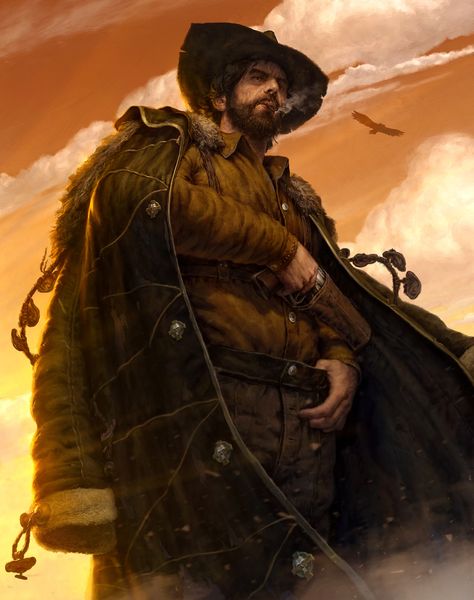 ArtStation - Peacemaker - Cover art, Ricardo Padierne Western Gunslinger Art, Cowboy Character Design, Steampunk Characters, Western Artwork, Wilde Westen, Western Comics, West Art, Character Aesthetics, Cowboy Art