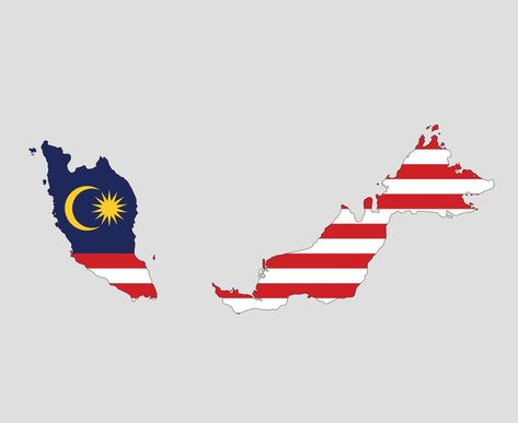 Map Icon, Malaysia Flag, Flag Drawing, Map Icons, Illustration Abstract, Illustrated Map, Design Element, Cartoon Drawings, Abstract Design