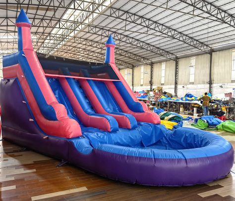 21FT Commercial Grade Water Slide for Kids Adults, w/ (Double Slides) (Heavy Duty Full PVC) (Big Airtight Splash Water Pool), 1100w Blower, Inflatable Waterslide for Backyard, Outdoor Park, 21x11x12ft #water #kidsactivities #summerfun #games. Go for more info 👉https://whispers-in-the-wind.com/top-pool-games-for-kids-fun-and-exciting-water-activities/?kids177 Water Bounce House, Outdoor Play Structures, Big Pools, Inflatable Bounce House, Inflatable Bouncers, Inflatable Slide, Splash Pool, Outdoor Park, Outdoor Inflatables