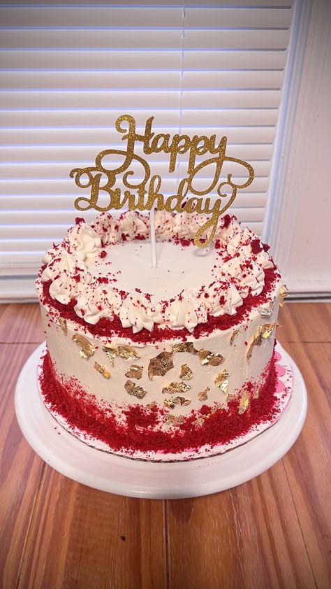 Red Velvet cake Red Cakes For Men, Small Red Velvet Cake Birthday, Birthday Red Velvet Cake, Red Velvet Celebration Cake, Sweet 16 Red Velvet Cake, Red And Black Cake For Men, Red Velvet Decorated Cake, Red Velvet Bday Cake, Red Velvet Birthday Cake For Men