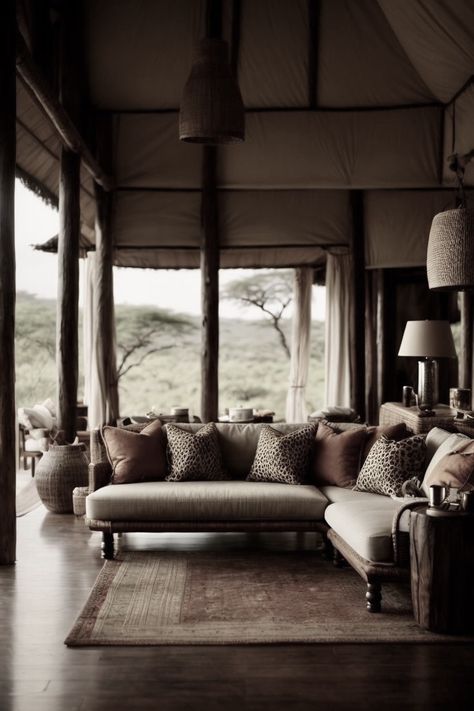 Safari Lodge Interior, Lodge Interiors, African Lodges, Sand Game, Luxury Safari Lodge, Luxury Safari, Safari Lodge, African Decor, Kruger National Park