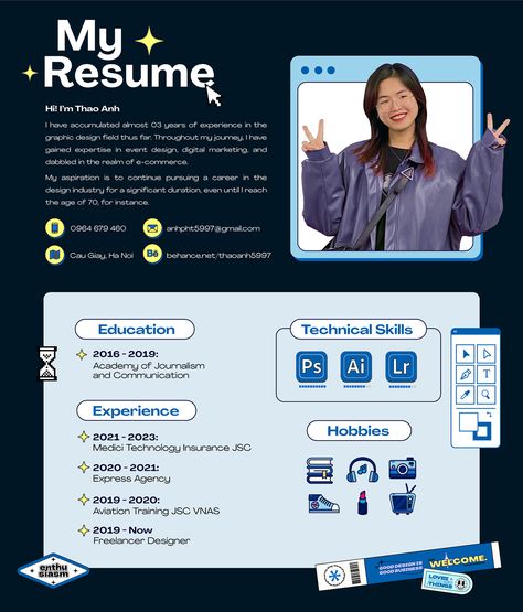 Cv Original Design, Cv Original, Cv Inspiration, Graphic Design Cv, Graphic Design Portfolio Layout, Graphic Portfolio, Web Portfolio, Resume Layout, Portfolio Resume