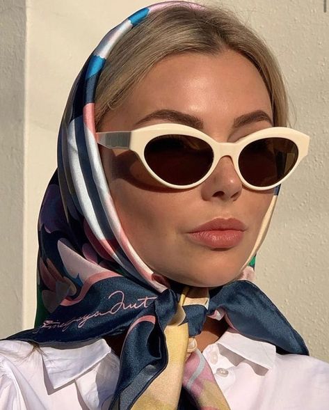 Summering in the hamptons vibe with a hesdscsrf and sunglasses A Woman, Sunglasses, On Instagram, White, Instagram