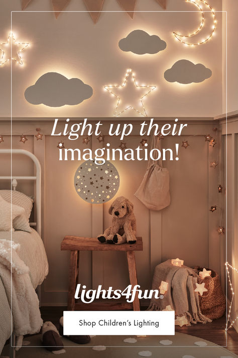 Fulfil your little one's curiosity with our imaginative and playful children's lighting🌟☁ Shop neon lights, fairy lights, night lights & more now! Carousel Bedroom, Aurora Bedroom, Night Lights For Kids, Horse Room, Cloud Night Light, Childrens Night Light, Big Girl Bedrooms, Daughter Bedroom, Outdoor Fairy Lights