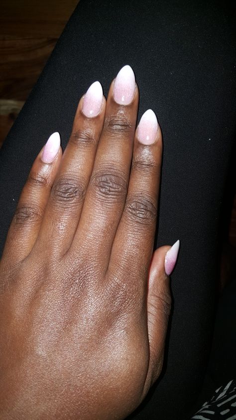 #Ombre #SNS #nails #nailart  #frenchtipnails #almondnails Ombre Sns Nails, Ombre Sns, Sns Nails, French Tip Nails, Nails Nails, Nails Nailart, Almond Nails, Summer Nails, Nail Art