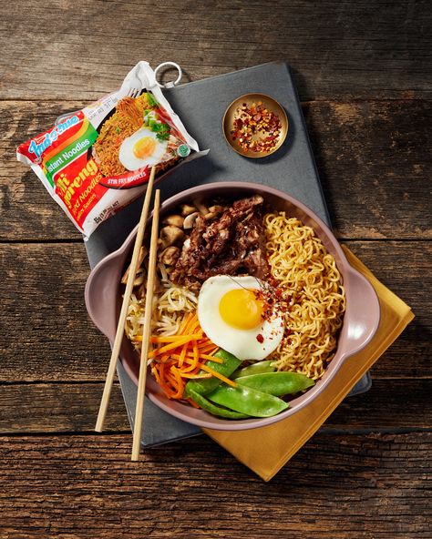 Indomie offers endless recipe possibilities.  Get creative and make each meal uniquely yours.  #noodlelover #noodlerecipes #easyrecipes #familyrecipes #foodhacks #indomiemigoreng #Indofood Noodle Photography, Indomie Recipe, Indomie Noodles, Photography Moodboard, Noodles Lover, Gtr Car, Salmon Sushi, Fresh Spices, Instant Noodle