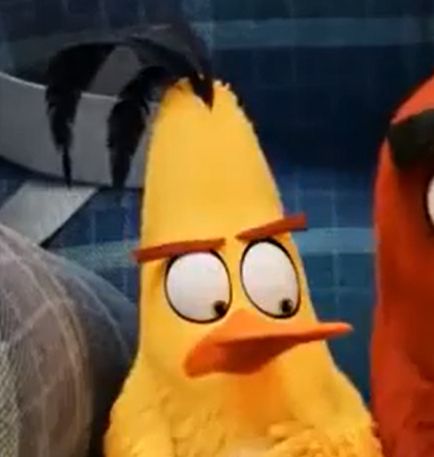 Chuck from Angry Birds Movie Deleted Scene Chuck Angry Birds Icon, Chuck From Angry Birds, Angry Birds Chuck, Angry Birds Yellow Bird, Chuck Angry Birds, Bird Meme, Comebacks Memes, Angry Birds Movie, Angry Bird