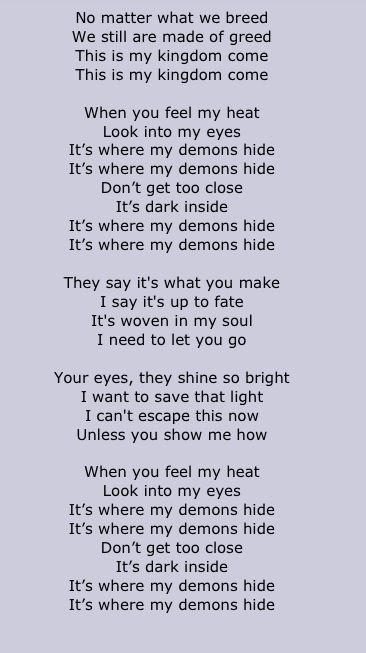 Imagine Dragons  Demons Part 2  *Speaks to me on a personal level* Imagine Dragons Demons, Demon Lyrics, Song Memes, Inspirational Lyrics, Love Lyrics, Great Song Lyrics, Inspirational Music, I'm With The Band, Endless Love