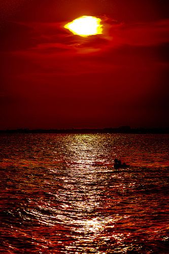 red sea | Flickr - Photo Sharing! Red Ocean Painting, Red River Aesthetic, Evangelion Red Sea, Red Siren Aesthetic, Red Water Aesthetic, Red Ocean Aesthetic, Red Sea Aesthetic, Red Sun Aesthetic, Red Beach Aesthetic