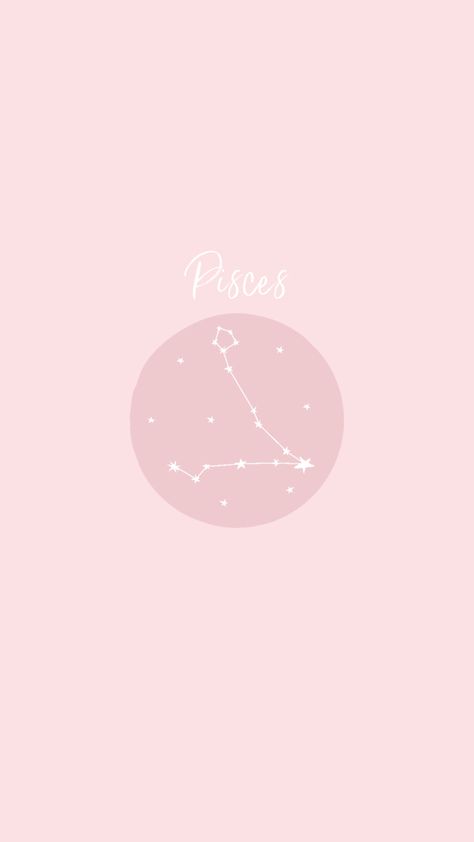 Pisces Pink Aesthetic, Pisces Wallpaper Aesthetic, Phone Wallpaper Graphic, Pink Pisces, Pisces Pink, Pisces Star Constellation, Pisces Wallpaper, Wallpaper Graphic, Ios 4