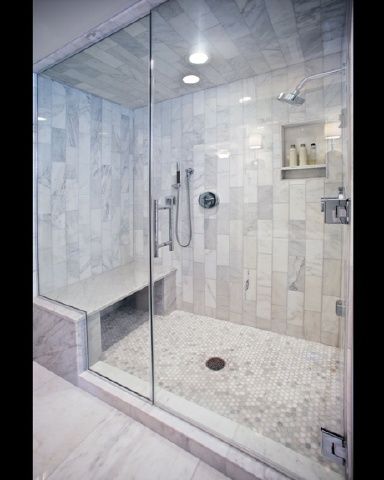 (New Message) N Larkin St, Whitefish Bay Master Bathroom Remodeling by AB&K Shower Update, Drømme Bad, Makeover Kamar Mandi, House Basement, Bathroom Showers, Primary Bathroom, Master Shower, Steam Shower, Ensuite Bathroom