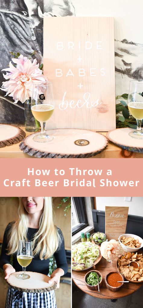 Wedding Shower At Brewery, Brewery Shower Ideas, Beer Themed Bridal Shower Ideas, Bridal Shower Brewery, Beer Bridal Shower Ideas, Brews Before I Dos Decorations, Brewery Bridal Shower Ideas, Wine Wedding Shower, Green Wedding Shoes Bride