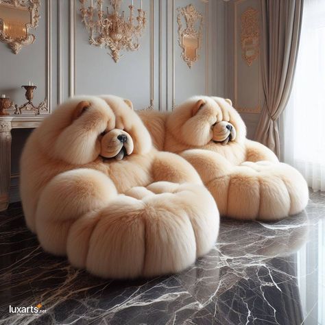 Dog Shaped Fur Lounge Chairs 🐶🪑🐾 #DogFurChairs #CanineComfort #CozySeating Curl up in canine coziness with Dog Shaped Fur Lounge Chairs. These chairs are designed in the likeness of adorable dogs, complete with fluffy fur upholstery for maximum comfort. Bring a touch of whimsy and warmth to your home decor with Dog Shaped Fur Lounge Chairs, where every sit-down is a snuggle with man's best friend. 🐾🛋️✨ https://luxarts.net/dog-shaped-fur-lounge-chairs/ Big Couches, Game Room Couch, Fur Chairs, Cute Kids Bedroom, Equine Photography Poses, Dog Chair, Big Couch, Butterfly Chairs, Cuddle Chair