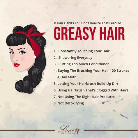 How To Prevent Greasy Hair, Prevent Greasy Hair, Salon Marketing Social Media, Hair Fall Control Tips, Natural Color Nails, Healthy Hair Routine, Laser Clinic, Easy Care Hairstyles, Esthetician Marketing