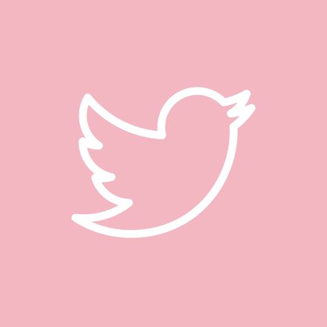 Pink Aesthetic Facebook Icon, Baby Pink Icons, Pink Twitter Icon, Barbie Widget, Photo Album App, Ios Inspiration, Pastel Pink Icons:), Pink Twitter, Pink Clouds Wallpaper