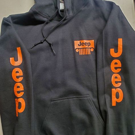 New Hoodie Orange Jeep Unisex Jeep Sweatshirt, Jeep Black, Jeep Hoodie, Orange Jeep, Jeep Things, Jeep Shirts, Nike Hoodie, Jeep, Shirt Designs