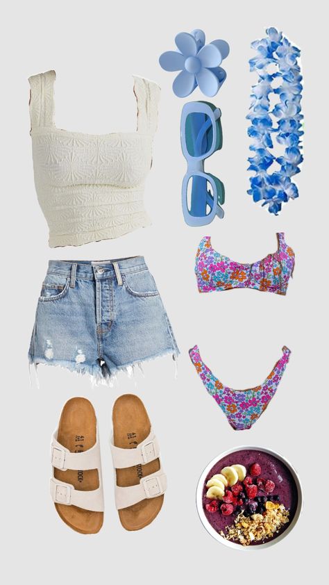 blue pool party! Aesthetic Pool Party Outfits, After Pool Outfit, Cute Pool Party Outfits, Outfits For Pool Party, Pool Party Outfit Aesthetic, What To Wear To A Pool Party, Casual Pool Party Outfit, Pool Party Fits, Pool Party Outfit Ideas