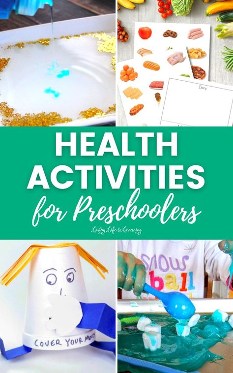 This list of Health Activities for Preschoolers offers fun and engaging ways to teach your child the importance of dental health, sleep hygiene, emotional awareness, and personal hygiene. These activities are designed with homeschooling in mind, so they’re an ideal fit for any learning environment. Kids will love them! Hygiene Projects For Preschoolers, Health Activities For Kindergarten, Personal Care Activities For Preschool, Health Activity For Preschoolers, Personal Health Activities For Kids, Hygiene Preschool Theme, Self Hygiene Activities For Kids, Health Week Preschool, Health Kindergarten Activities