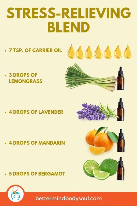 Pin: Nowadays, everyone is stressed. Whether it’s from work, school, or home life, stress seems to find us everywhere. But there are plenty of remedies for it like meditation, lessening work loads, and more. But a great place to start is with essential oils. Most are excellent for reducing stress and evoking a sense of calm. So, check out these 22 essential oil recipes for stress and live better today! #DIY #stress #calming Whiten Teeth With Baking Soda, Massage Oil Blends, Essential Oil Roller Bottle Recipes, Calming Essential Oils, Essential Oil Diffuser Blends Recipes, Whiten Teeth, Oil Diffuser Recipes, Essential Oil Blends Recipes, Citrus Essential Oil