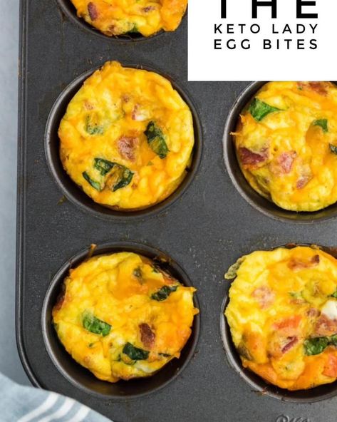 The Keto Lady Egg Bites — The Keto Lady Lori Keto Laughing Cow Recipes, Laughing Cow Cheese Recipes, Black Pepper Bacon, Pepper Bacon, Egg Bites Recipe, Cow Cheese, Bacon Sausage, Laughing Cow, Egg Bites