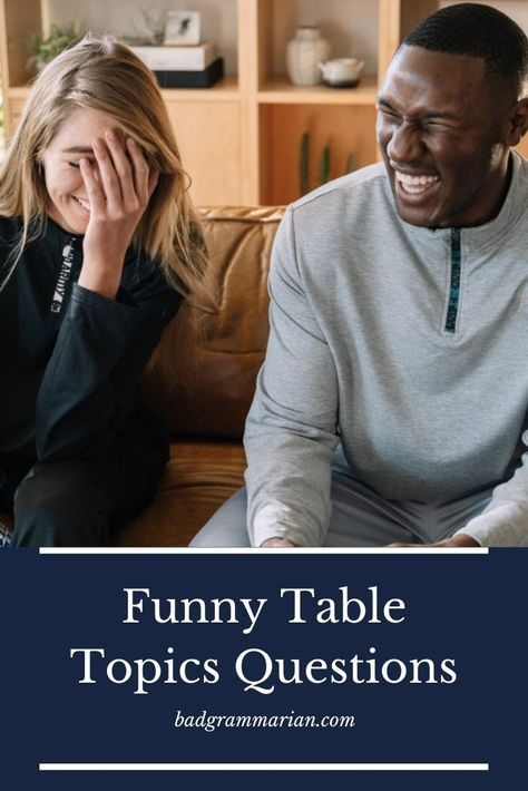 Hilarious Funny Table Topics Questions Table Talk Questions, Table Topics Questions, Funny Topics, Love You More Quotes, Dinner Party Starters, Table Topics, Topics To Talk About, Conversation Questions, Family Dinner Table