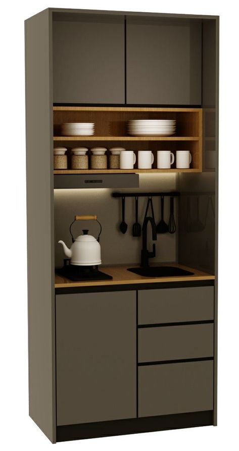 Mini Office Kitchen Ideas, Small Kitchen Unit Designs, Tiny Kitchenette Ideas, Kitchen Units Designs, Tiny Kitchen Design Small Apartments, Micro Kitchen Ideas, Kitchen Units Ideas, Mini Kitchen Ideas, Tiny Kitchenette