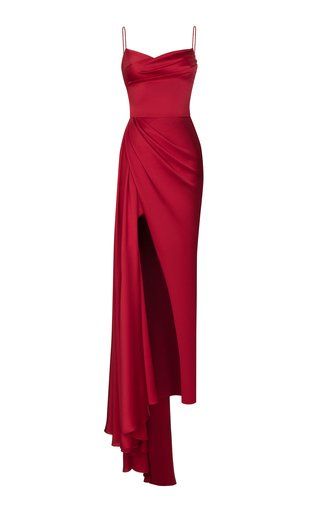 Simple Prom Dress Long, Standard Dress, Red Prom, Satin Gown, Red Prom Dress, Long Prom Dress, Homecoming Dress, Custom Dresses, Fancy Dresses